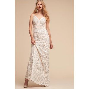 BHLDN Tadashi Shoji Evenson Wedding Gown Size 12 NEW